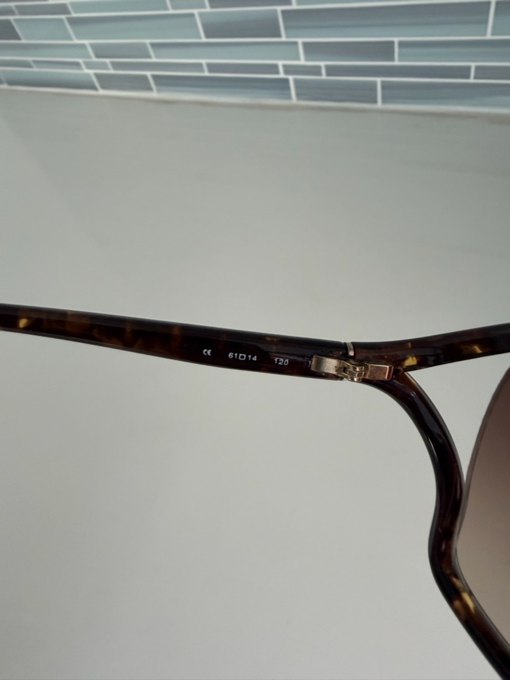 Michael Kors Lucca Women's Oversized Brown Tortoiseshell Sunglasses - Picture 5 of 8
